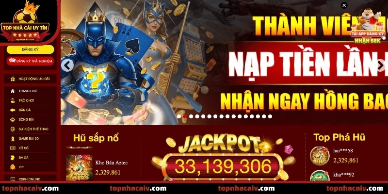 33Win đã lọt top nhà cái uy tín