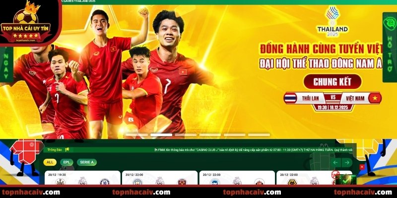 FB88 nằm trong top nhà cái uy tín 2026